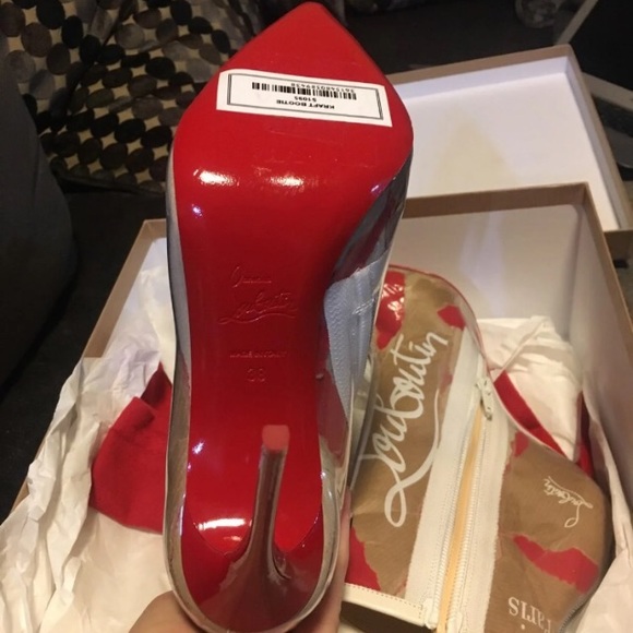 SOLD ‼️Christian louboutin booties 100mm 38euro - Picture 7 of 7